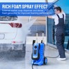 SKONYON 3300 PSI 2.0 GPM Electric High Pressure Washer 26ft Hose with 4 Quick Connect Nozzles and Foam Cannon - 4 of 4