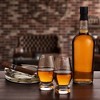 JoyJolt Halo Crystal Whiskey Snifter Scotch Glasses - Set of 4 Liquor or Bourbon Tumblers. 7.8 oz - 2 of 4