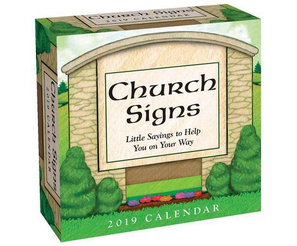 Church Signs 2019  : Little Sayings to Help You on Your Way -  (Paperback)