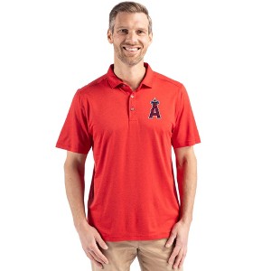 Los Angeles Angels Cutter & Buck Coastline Epic Comfort Recycled Mens Polo - 1 of 1