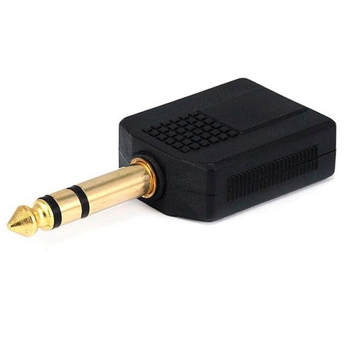 Monoprice 2.5mm TRS Stereo Plug to 3.5mm TRS Stereo Jack Adapter, Gold  Plated