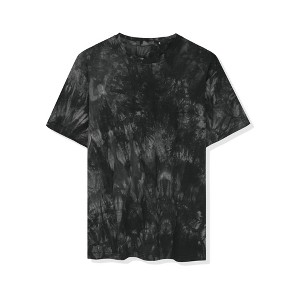 Lars Amadeus Men's Summer Tie-Dye Design Tee Short Sleeves Hip Hop Printed T-Shirt - 1 of 4