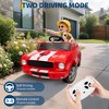 12v Battery Powered Ride on Toys, Ride on Licensed Shelby GT350 Car with Remote Control - 3 of 4