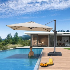 PURPLE LEAF UV Resistant Patio Umbrella Economical Outdoor Umbrella - 1 of 4