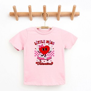 The Juniper Shop Little Miss Valentine Skateboard Youth Short Sleeve Tee - 1 of 3
