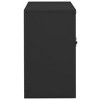 vidaXL Anthracite Office Cabinet with Tempered Glass Doors - 35.4"x15.7"x27.6" Steel Design, Secure File Storage, Easy Assembly, Scandinavian Style - 3 of 4