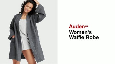 Women's Waffle Robe - Auden™, 2 of 7, play video