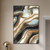 Art Remedy Black and Gold I Agate and Geode Wall Art Framed - 2 of 4