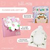 Tickle & Main Flower Girl Gift Set, Flower Girl Proposal, Book with Floral Crown Headband Headpiece in Adorable Gift Box - 2 of 4