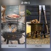 CAVINAS Table Top Firepit with Poker Outdoor Fire Pit Durable Tabletop Fire Pit for Outdoor Grilling and Travel - 3 of 4