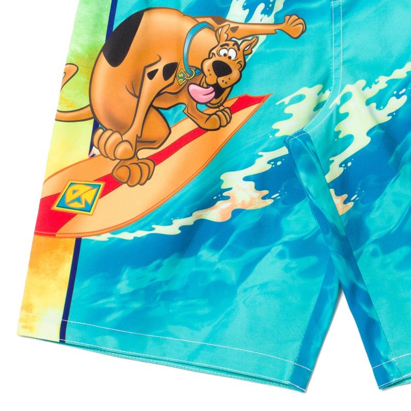 Scooby-Doo Shaggy Daphne Fred Velma Rash Guard and Swim Trunks Outfit Set Toddler , 5 of 8