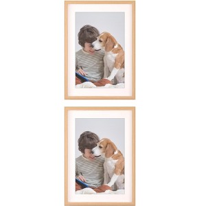 REGALWOVEN Wedding Home Decor Art Modern Picture Frames for Wall Hanging or Tabletop Display 2 Pcs - 1 of 4