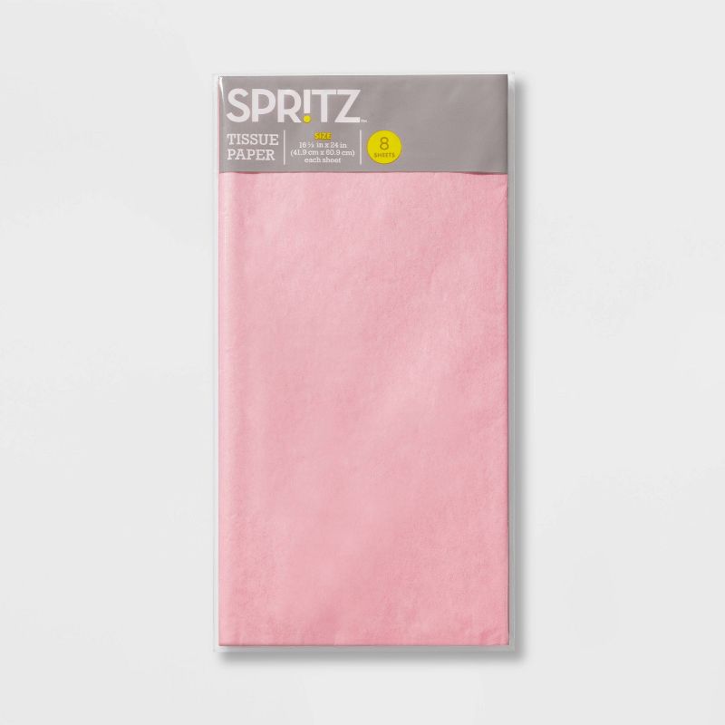 8ct Pegged Tissue Papers Pink - Spritz&#8482;, 3 of 4