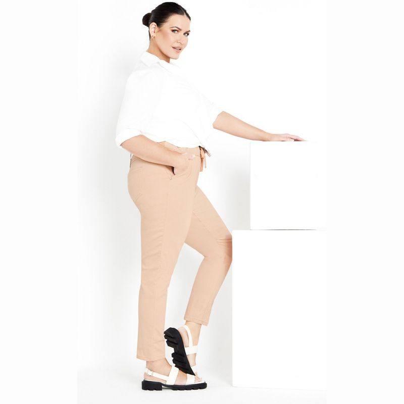 Women's Plus Size Alana Pull On Pant - blush | AVENUE, 2 of 7