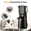 Masticating Juicer with Quiet Motor, Reverse Slow Chewing Cold Press Juicer, 7 Upgraded Auger Juicer, High juicing rate, 90 Electronic Recipes - 4 of 4