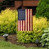 Briarwood Lane Everyday Garden Flag x For Outdoor Tea Stained Embroidered American Flag Garden Flag Flags For Outside - 4 of 4