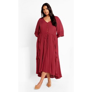 Women's Plus Size Cadence Dress - shiraz | CITY CHIC - 1 of 4