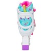 Roller Derby Stryde Lighted Girl's Adjustable Skate White/Teal - image 4 of 4