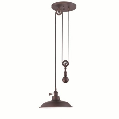 Craftmade Lighting Pulley 1 - Light Pendant in  Aged Bronze Brushed