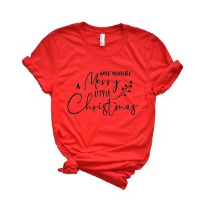 Simply Sage Market Women's Have Yourself A Merry Little Christmas Berries Short Sleeve Graphic Tee - 1 of 4