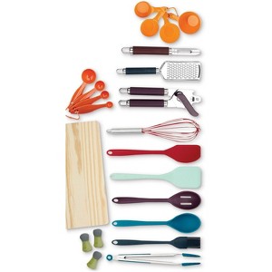 Tools of the Trade 22 Piece Kitchen Gadget Set with Tongs, Whisk, Measuring Spoons, Cups, and More - 1 of 1