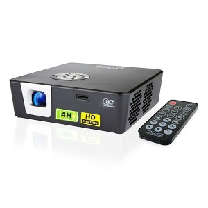 AAXA P6X Portable Business/Home Theater Projector, 4 Hour Battery - Gray/Black (HP-P6X-01) - 1 of 4