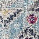 light blue, navy, ivory, orange, pink, mustard