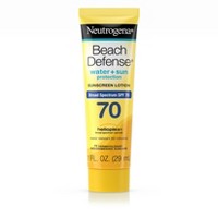 Deals on Neutrogena Beach Defense Sunscreen Lotion SPF 70 1oz
