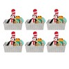 YBM Home Plastic Rattan Storage Box Basket Organizer for Bathroom, Pack of 6 - 4 of 4
