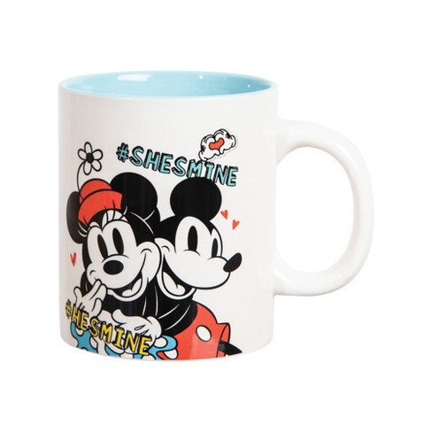  Disney Mickey & Minnie Mouse Peekaboo 2-Pack 16 Oz Ceramic Mug  Set : Home & Kitchen