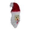 Northlight 19" Tinsel Santa Claus Iridescent Christmas Window Decoration - 4 of 4