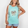 Simply Sage Market Soccer Mama Game Day Coquette Garment Dyed Tank - 2 of 3