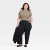 Women's Short Sleeve Ribbed T-Shirt - A New Day™ - 3 of 3