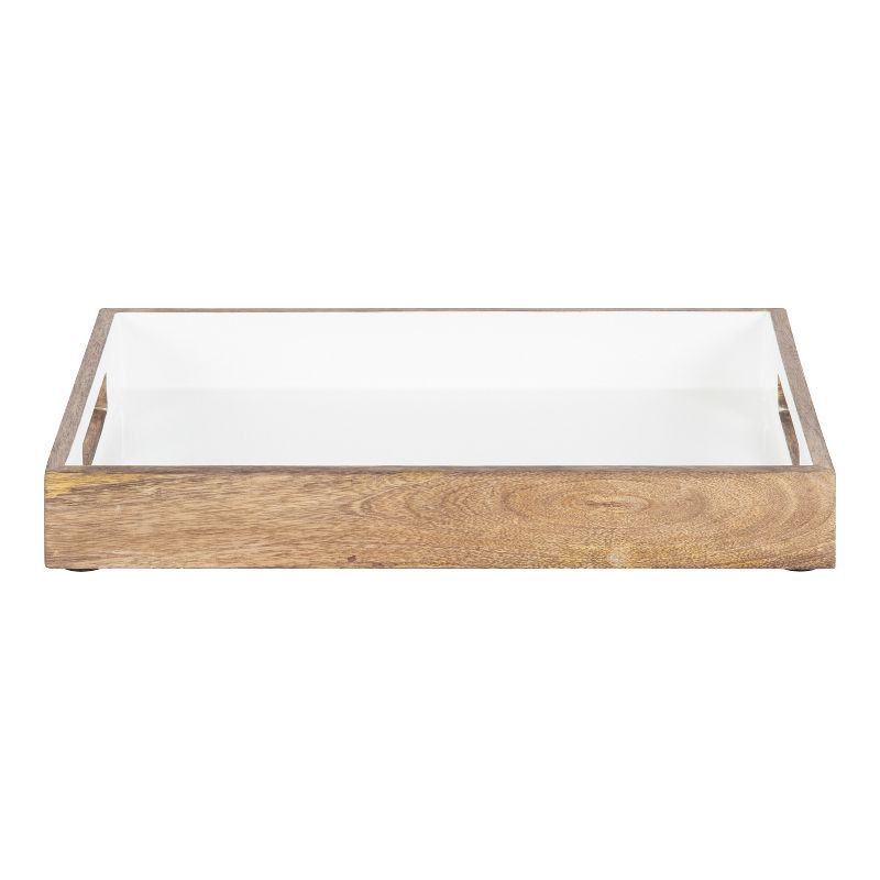Kate and Laurel Ehrens Tray, 13x17, Natural and White, 2 of 9