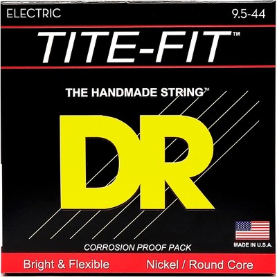 DR Strings Tite-Fit HT-9.5 Half-Tite Nickel Plated Electric Guitar Strings