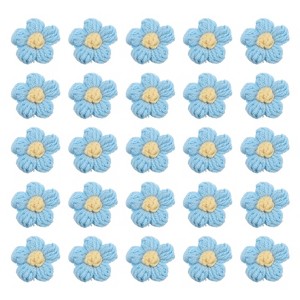 Unique Bargains Cotton Handmade DIY Floral Embroidered Applique Patches 50 Pcs - 1 of 4