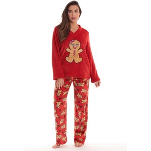 Just Love Plush Pajama Sets for Women / Winter Fleece Christmas Pajamas - 1 of 2