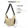 Unique Bargains Nylon Lightweight Fashion Durable Arch Moon Crossbody Bag - 3 of 4
