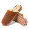 Dearfoams Men's Owen Mixed Material Scuff Slipper - 3 of 4