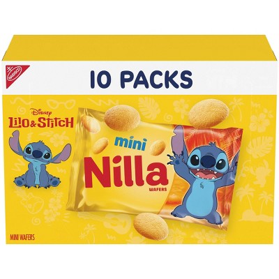 Nilla Mini Wafers Cookies Snack Pack - 10oz/10ct