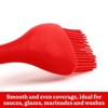 Betty Crocker Silicone 11 Inch Brush, Red - 2 of 4