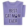 Collections Etc Best Cat Mom Ever Short Sleeve Graphic T-Shirt - 3 of 4