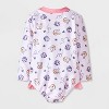 Baby Girls' Disney Winnie the Pooh Long Sleeve One Piece Rash Guard - Pink - 2 of 4