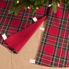 Stowe Tartan Plaid Christmas Tree Skirt, 48" - Elrene Home Fashions - 2 of 4