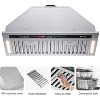 Cesicia 30-in Silver 4-speed 900CFM Insert Range Hood - 3 of 4