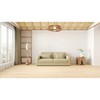 UNISOAR 85" Modern 3-Seater Sofa in Natural Linen, Deep Seat with Upholstered Cushion & Detachable Cover, for Small Spaces, Beige/Dark Gray/Light Gray - 4 of 4