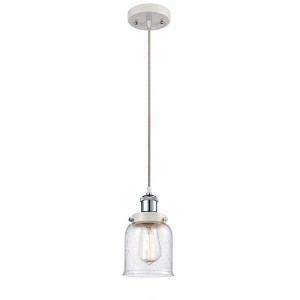 Bell - 1 Light Cord Hung Mini Pendant In Industrial Style-10 Inches Tall and 5 Inches Wide - 1 of 1