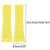 INSPIRE CHIC Women's Long Elastic Mesh Rhinestone Cosplay Net Half Finger Sleeves Gloves for Female Dance Party 1Pair - 2 of 4
