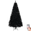Angel Sar 6FT Pre-lit Black Christmas Tree, 250 LED Lights with Remote, 900 Branch Tips, Hinged Design for Home Office Party - 4 of 4