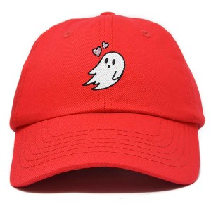 Dalix Heartly Ghost Embroidered Mens Womens Cotton Dad Hat Baseball Cap Adjustable - 1 of 4